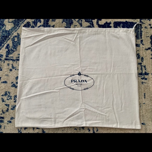 π HP π PRADA Vitello Daino Leather Bag Pomice - Picture 7 of 7